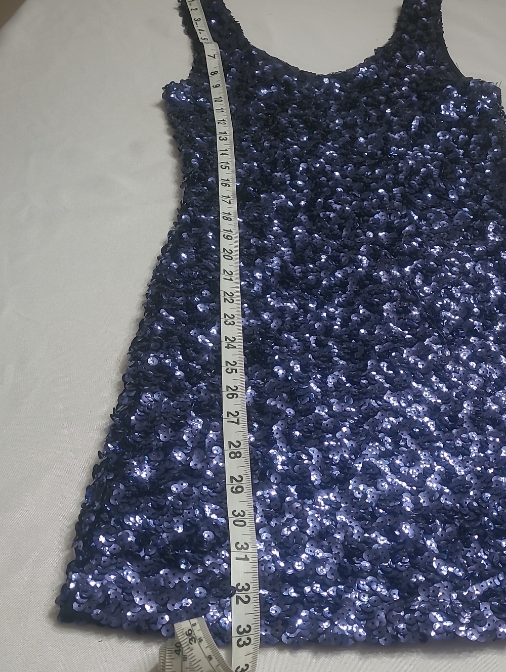 Amber Blue Sequin Mini Dress - Picture 5 of 5